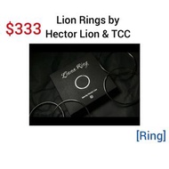 可完全展示的linking Rings🔥Lion Rings by Hector Lion & TCC 突破傳統 商演魔術🔥魔術道具 魔術 Magic Magic trick