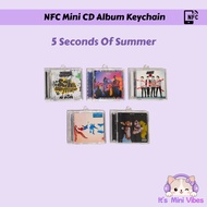5 SOS NFC Mini CD Album Keychain | Photo Music Keychain Gift | Tap to Play Song