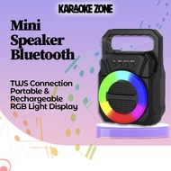 Mini Speaker Bluetooth With Rgb | Mini Bluetooth Speaker With Tws Radio Usb Tf Card Aux 小音響