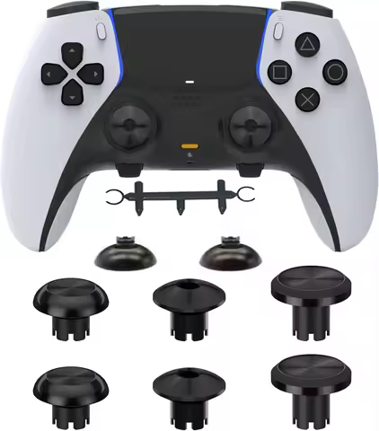 Metal Thumbsticks for for PS5 Dualsense Edge Controller, Custom Metal Analog Stick Joystick Thumbsti