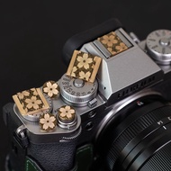 [Camera Accessories] [Special Offer] Fuji xt5 Shutter Button xt30 Second Generation xt4xs1020 Nikon ZF Leica Camera Pure Copper Hot Shoe Cover Accessories