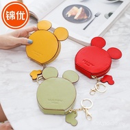 Dompet Kecil Mini Baru untuk Pelajar, Pemegang Kad, Beg Syiling, Dompet Kecil untuk Wanita Mickey Mo