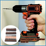 Torx Socket Set Torx Screwdriver Set 36Pieces S2 Steel Bit Set Magnetic T5-T40 Screwdriver Bit Torqu