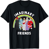 Imaginary Friends Sarcastic Atheist Funny Anti Religion Gods T-Shirt