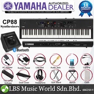 Yamaha CP88 88 Key Stage Piano Synthesizer Keyboard Professional Package with Amp and YSC-CP88 Soft 