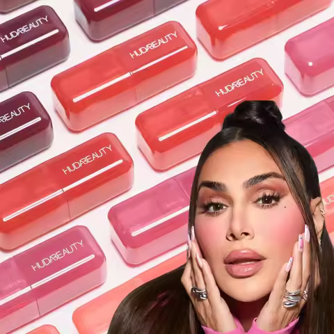 Fashion Beauty Blush Filter Soft Glow Liquid Blush Shiny Lip Gloss Blusher Lipstick Cotton Candy Bub