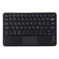 全城熱賣 - 10英寸平板通用無線藍牙鍵盤 帶觸控 兼容Android & Windows 藍牙平板 (顏色：黑色)