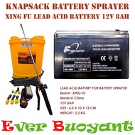 XING FU LEAD ACID BATTERY 12V 8AH FOR KNAPSACK BATTERY SPRAYER BATERI 12V 8AH UNTUK MESIN PENYEMBUR 