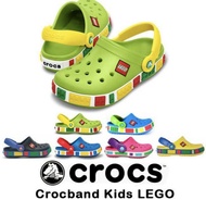 Free 2 Jibbitzs (สั่ง 1 คู่แถมตัวติดรองเท้าให้ 2 ชิ้น มูลค่า 50 บาท) Crocs Band Kids LEGO รองเท้าเด็กมาใหม่ สวยมากน่ารักมาก เบา นิ่ม ใส่สบาย