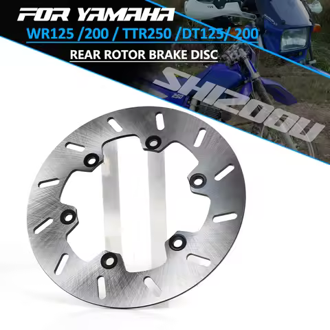 220mm Motorcycle Rear Brake Disc Rotor For Yamaha WR 200 WR125R WR125X TTR250 TT250R TT-R250 DT125 D