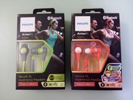 【朗屏】Philips Action Fit SHQ7300(NFC)藍牙 藍芽 耳機 入耳式 耳筒 飛利蒲 Wireless Bluetooth In-Ear Headset