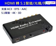 【現貨熱賣】 擴大機的救星 手動版 HDMI 轉 5.1聲道 帶音頻分離 解碼器 DTS AC3