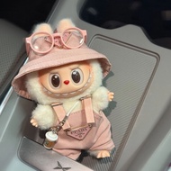 One Two Three Generation labubu Baby Clothes Pink Dopamine Suit Chestnut Cocoa Sit Party 17cm Doll C