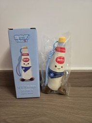 維他奶 Vitasoy 奶樽造型毛絨鎖匙扣