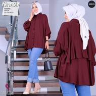 Atasan Wanita Super Jumbo Blus Big Size Kekinian LD 150 XXXXXL Kinasih Bisa COD