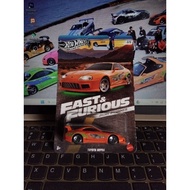 HOTWHEELS FAST AND FURIOUS BRIAN O'CONNOR SERIES - TOYOTA SUPRA MK4 ORANGE
