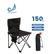 (Satisfy) Portable Camping Chair Foldable Chair With storage bag Folding Beach Chair for Camping
