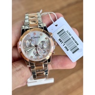 BONIA BNB10846 Chronograph Stainless Steel Sapphire Glass Women's Watch *100% Original & Official Wa