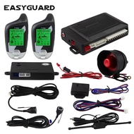 EASYGUARD 2 Way Ultrasonic/shock sensor Car Alarm System LCD Pager Display auto lock unlock alarm un