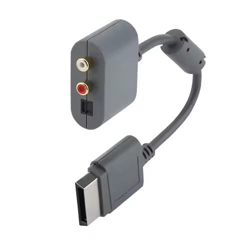 Audio Adapter Audio Cable For XBOX360 Optical Audio Adapter RCA Optical Audio Adapter Conversion Cab
