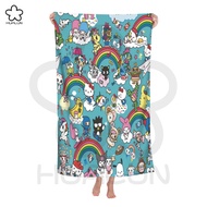 Tokidoki Microfiber Soft Bath Towel Fashion Unisex Quick Dry Magic Bath Beach Spa Bath Towel 80x130cm