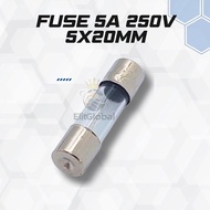 Fuse 5A 250V 5x20mm | Standard Glass Fuse for Electrical Circuits