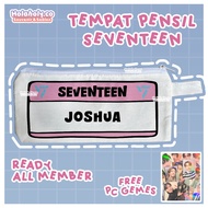 SEVENTEEN Pencil Case Cute Zipper Pouch KPOP Fankit SVT Korean Kpop Gift Freebies [READY][COD]