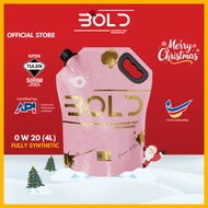 Engine Oil 0w20 BOLD 𝕏 SIRIM 4L / 3L Fully Synthetic SP Car 0w-20 Minyak Hitam Enjin Kereta Perodua 