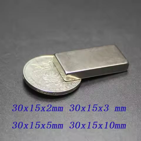 30x15x5mm BlockStrong Magnet Magnet 30x15x2 mm Powerful Magnets 30*15*3mm For Home Refrigerators, Of