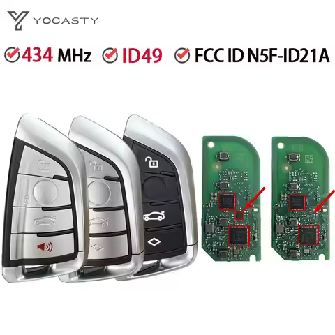 YOCASTY FCC ID N5F-ID21A OEM PCB For BMW G20 G30 G32 G11 3 5 6 7 X3 X5 X7 G Series 49CHIP 433MHZ Sma