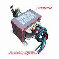 Power Transformer Input 0V 220V 380V Output 36V 20V 25V And 2 Ports 19V 0V 19V