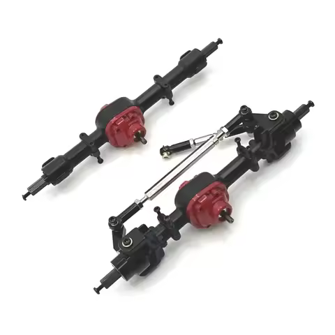 Metal Upgrade, Front And Rear Axle Assemblies, For MN Model 1/12 MN82 LC79 MN78 RC Car Parts