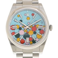 （現貨）全新25年Date ROLEX 勞力士 蠔式恒動型 124300 OYSTER PERPETUAL 124300-0008 蒂芙尼藍 綠松石藍 慶典圖案 彩色氣泡 TIFFANY BLUE T