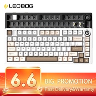 AULA LEOBOG Hi75C PRO Customized Mechanical Keyboard 81 Keys 2.4G/Bluetooth/Wired RBG Aluminum Alloy