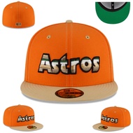 Houston Astros Cap Men Women Baseball Cap Full Closed Fit Caps Fashion Sports Hats