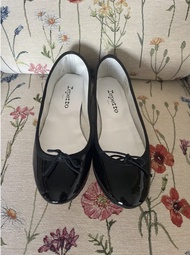 [全新 Brand New] Repetto Camille Black Patent Leather Ballet Flats 黑色芭蕾舞鞋平底鞋