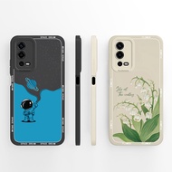 For Oppo A55 A55S A56 A56S Phone Case Fashion Cartoon Patterns Soft Smooth Liquid Silicone Protectiv