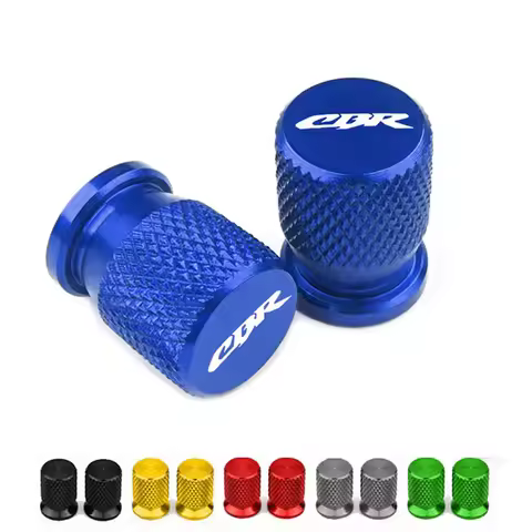 CNC Motorcycle Tire Valve Core Air Port Stem Cover Caps Plug Accessories For Honda CBR125 CBR250 CBR