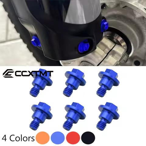M6*12 Motocross Front Fork Guard Bolt Screw For Yamaha YZ65 YZ85 YZ125 YZ250 YZ250F YZ450F 2008-2022