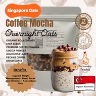 Premix Overnight Oats 80g (COFFEE MOCHA) Healthy Breakfast Oats Healthy Lifestyle