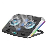 Laptops Cooler Cooling Pad RGB 5 Fans Gaming Cool Stand Compatible With Notebook PC Computer