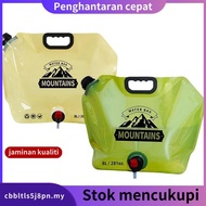 Foldable Empty Gallon Water Container 2PCS 2 Gallon Camping Water Jug with Spout for Outdoor Hiking 