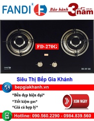 [HCM]Bếp gas âm 2 vùng nấu Fandi FD-270G bếp gas bếp gas đôi bếp gas đơn bếp gas âm bếp ga bếp ga đô