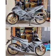 [ STICKER TANAM ] Velozi EXCITER Y15ZR Y15 V1 Y15 V2 Coverset Body Cover Set Motor Y15 Khaki Grey Ke