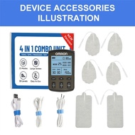 OMRON ACUPUNCTURE ELECTROTHERAPY DEVICE Omron Tens Unit เครื่องกระตุ้นกล้ามเนื้อ - Dual Channel Elec