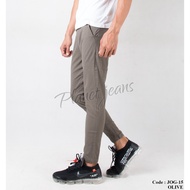Men's premium plain olive jogger pants, men's jogger pants JOG15