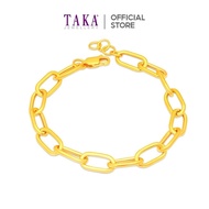 GC7 TAKA Jewellery 916 Gold Links Bracelet