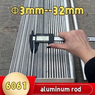 6061 Aluminum Rod Solid Aluminum Alloy Rod Zero Cutting Processing Customized Hard Round Rod Diamete