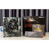 Combo AMD B450 + Ryzen 7 5700G + 16GB Ram + Extremely good New Box BH 36T heatsink for assembly