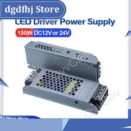 Dgdfhj Shop 150W DC12V 12.5A 24V DC 6.2A Ultra Thin LED Power Supply Lighting Transformers Adapter Switch 150W AC110-265V For LED Strips